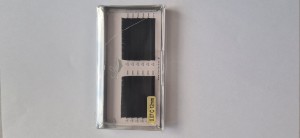 Paletka rzęs dwurzędowe C 0,07 12mm  nr 1